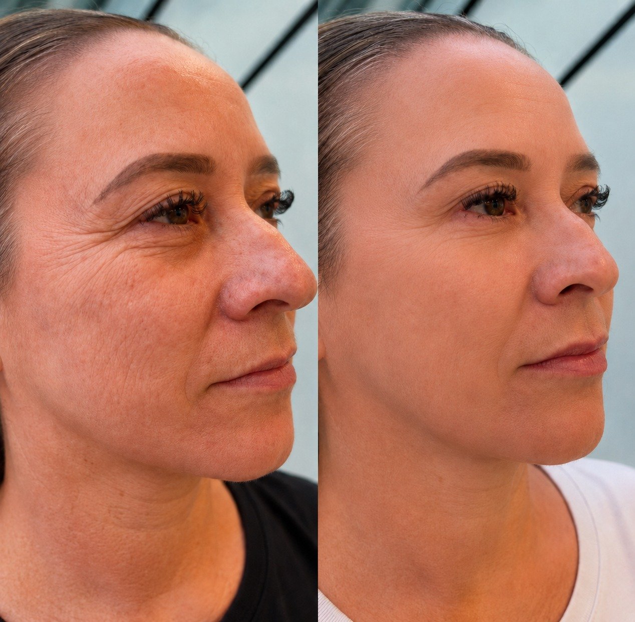 Antes e depois — Aluna 2