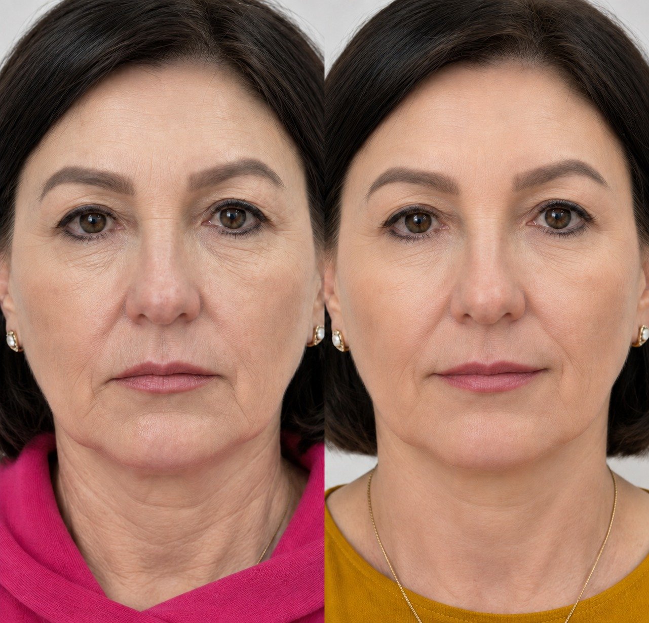 Antes e depois — Aluna 3